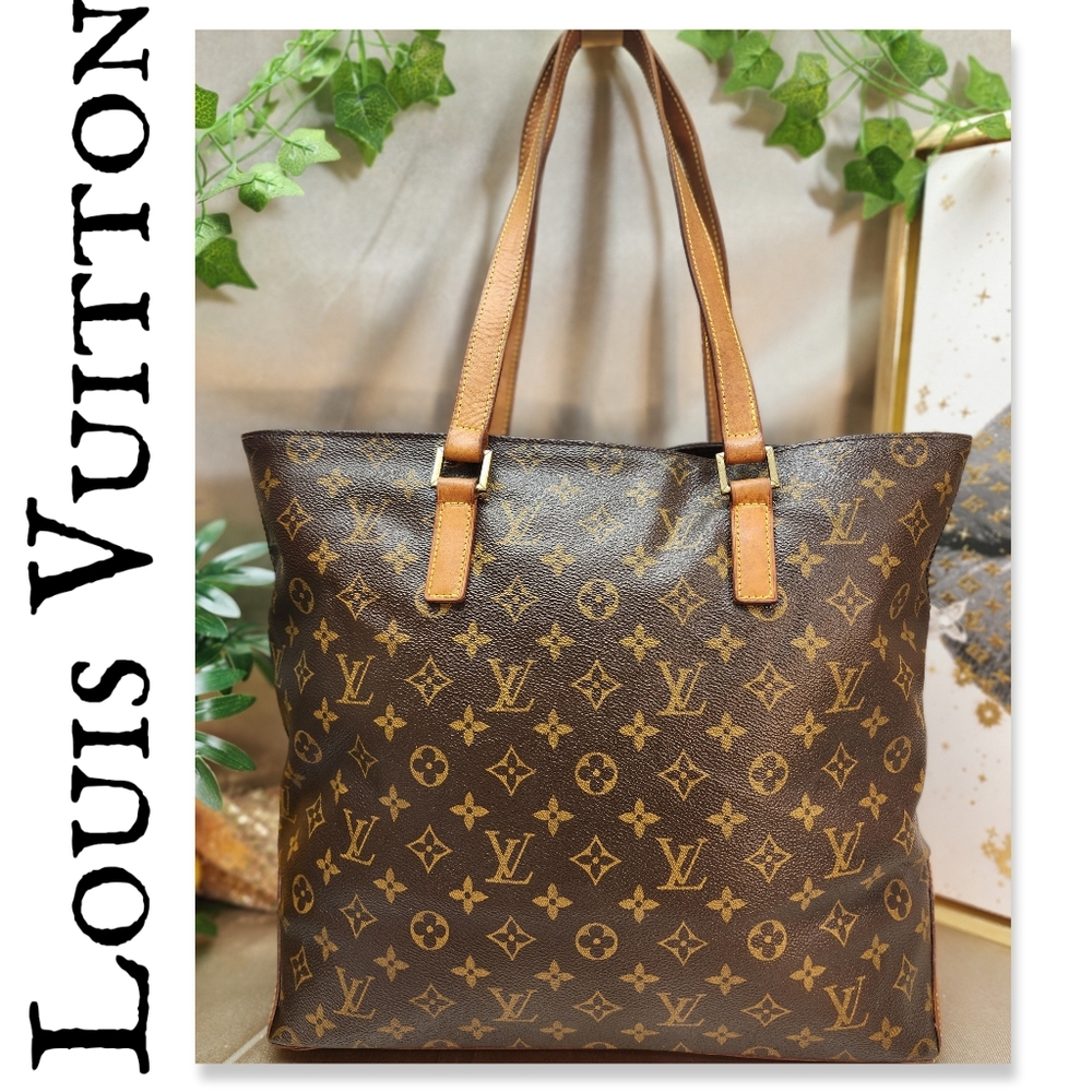 Authentic Louis Vuitton Cabas Mezzo Monogram Bag
